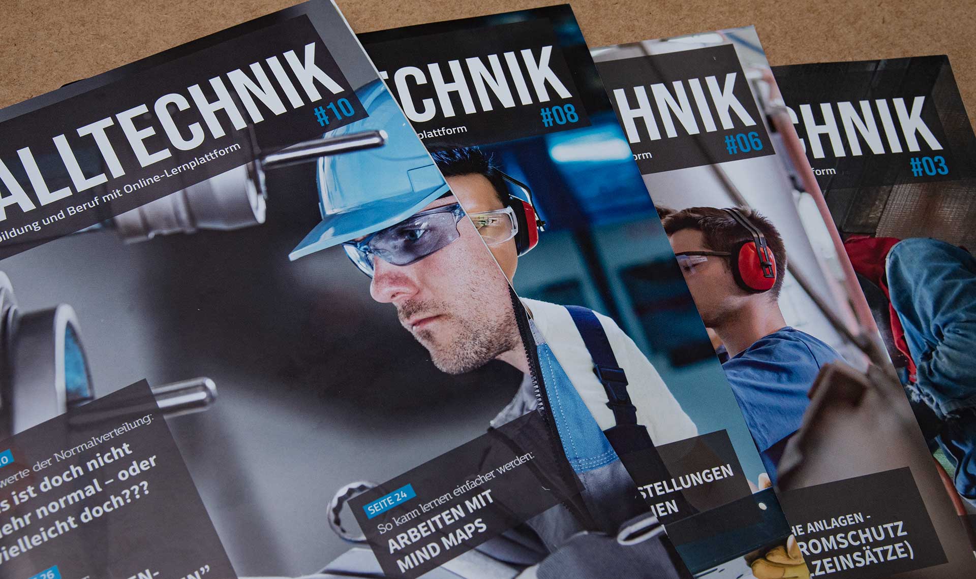 Mockup Fachzeitschrift Metalltechnik