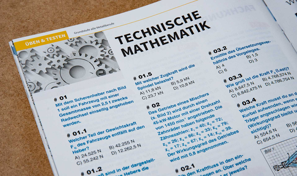 Aufgeschlagene Fachzeitschrift für Metalltechnik