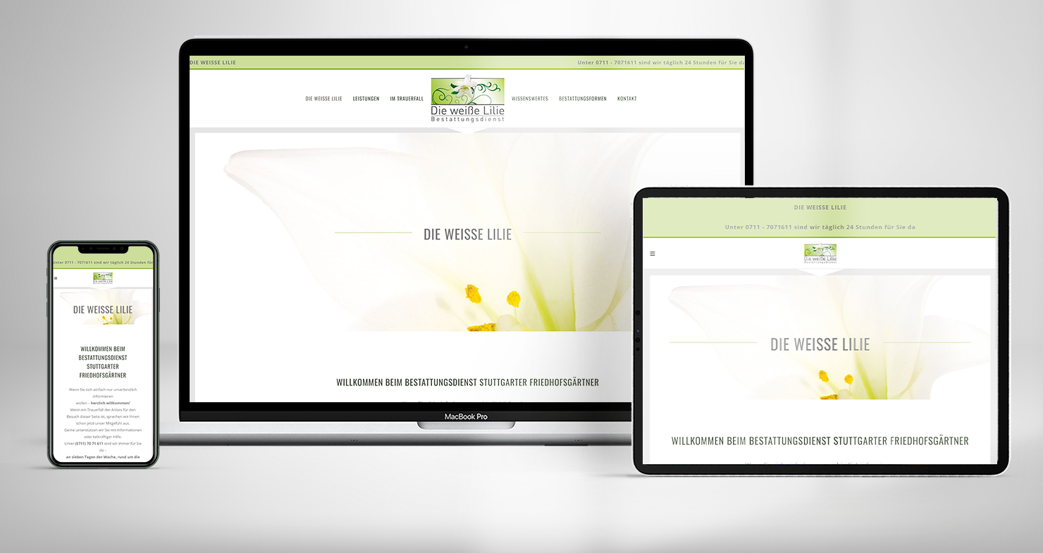 Mockup Website die-weisse-lilie.de
