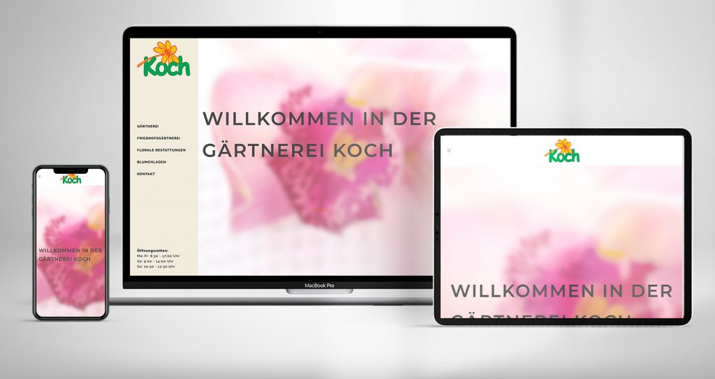 Mockup Website gaertnerei-koch.de