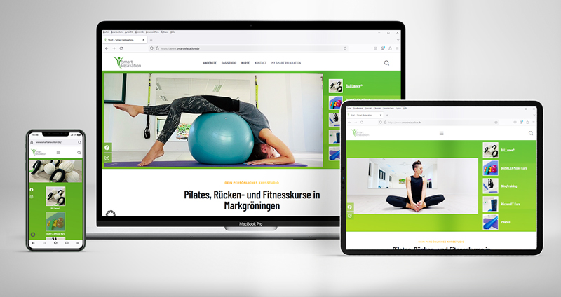 Mockup Website smartrelaxation.de
