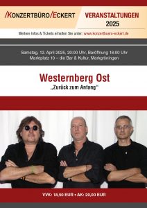 Konzertbüro Eckert Veranstaltungsplakat